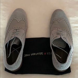 John Varvatos Suede Derby Brogues Size 10M
